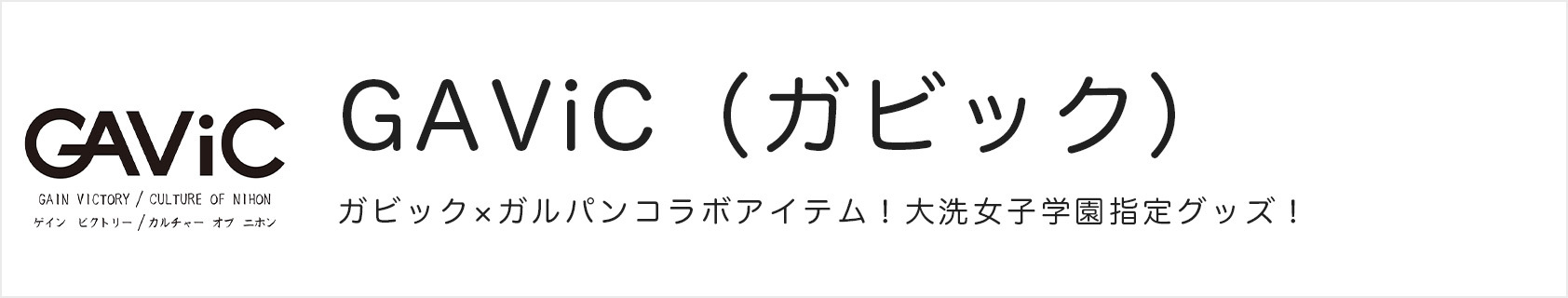 GAViC（ガビック）